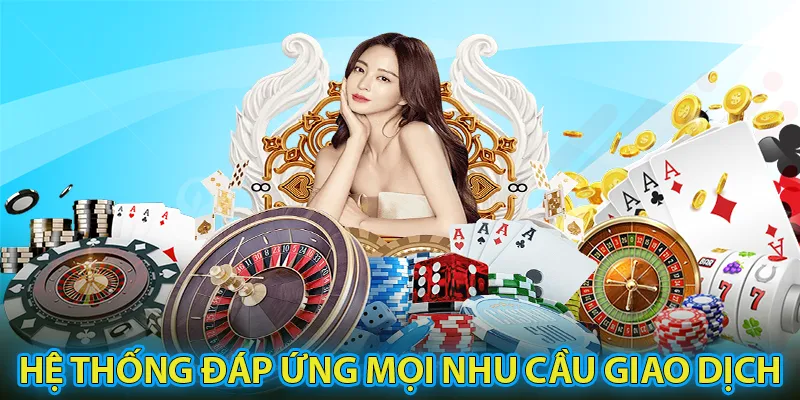 Hệ thống đáp ứng được nhu cầu giao dịch của từng khách hàng